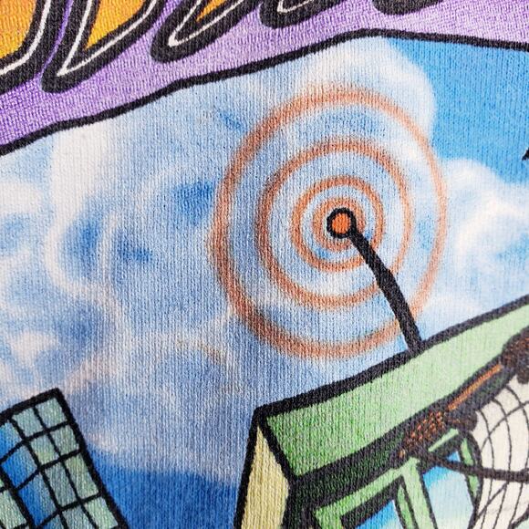 Vintage 2001 LIQUID BLUE GRATEFUL DEAD "Ship of Fools" Graphic T-Shirt Size L - Picture 11 of 13